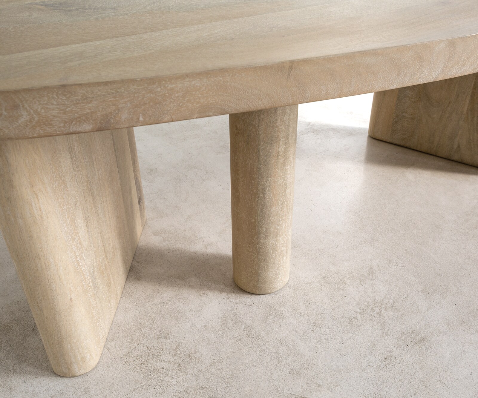 Salontafel Wido 110x50 cm Mango White Wash 5