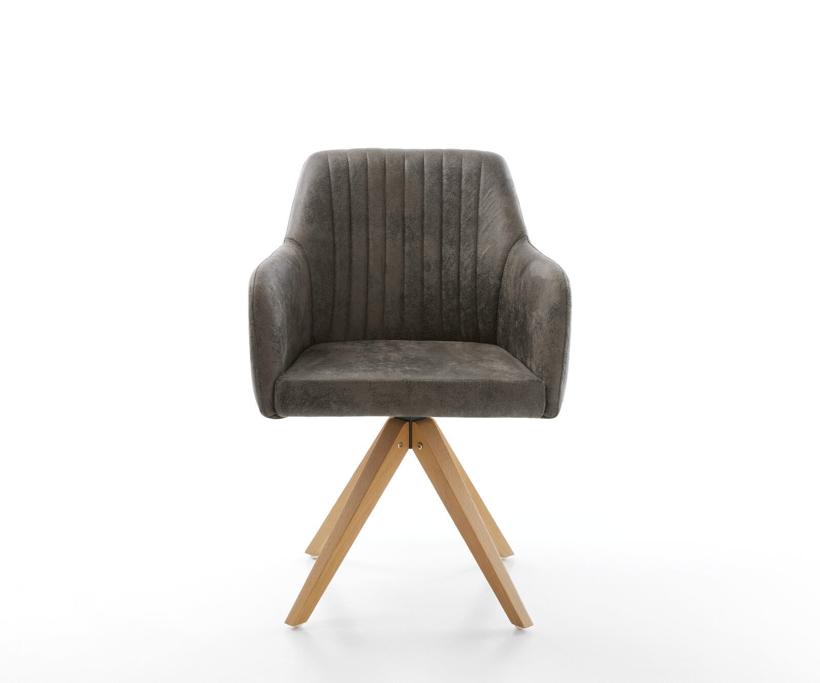 Eetkamerstoel Greg-Flex microvelours grijs antiek houten frame hoekig natuur pocketveer kern 1 Eetkamerstoel Greg-Flex microvelours grijs antiek houten frame hoekig natuur pocketveer kern 1