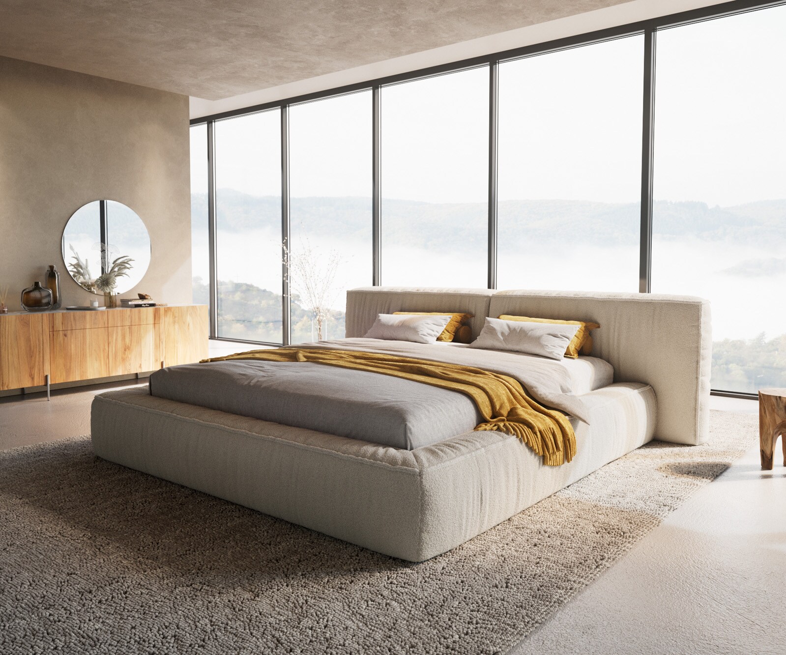 Coperti gestoffeerd bedframe 3