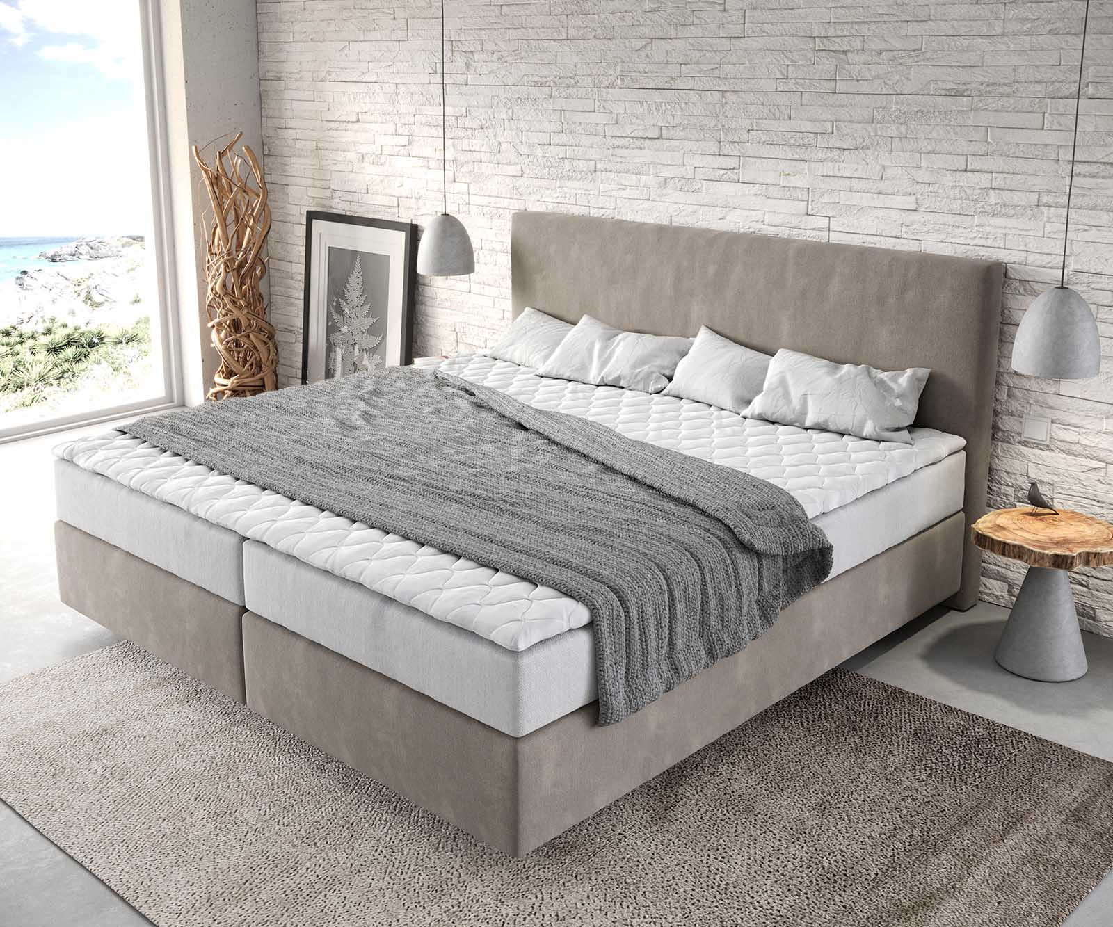 Boxspringbed Dream-Well microvezel beige 200x200 cm met pocketveringmatras en Visco topper
Boxspringbed Dream-Well microvezel beige 200x200 cm met pocketveringmatras en Visco topper 3