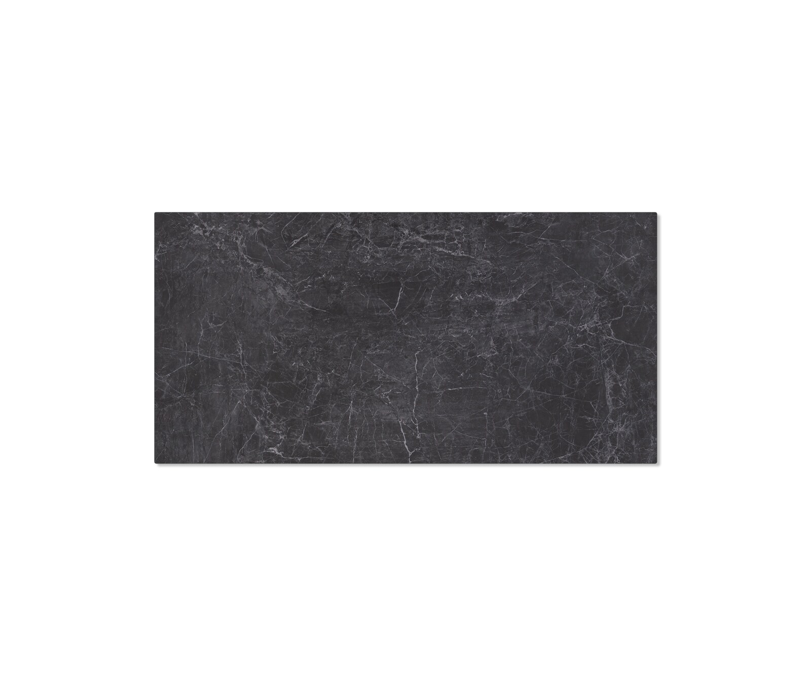 Eettafel Edge 200x100cm Laminam® keramiek grijs middenpoot vlak staal zwart 3