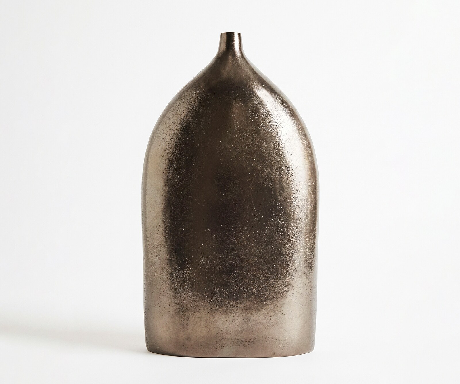 Vaas Ogiva B32 x D16 x H56 cm Aluminium Mokka Bronze Gegoten