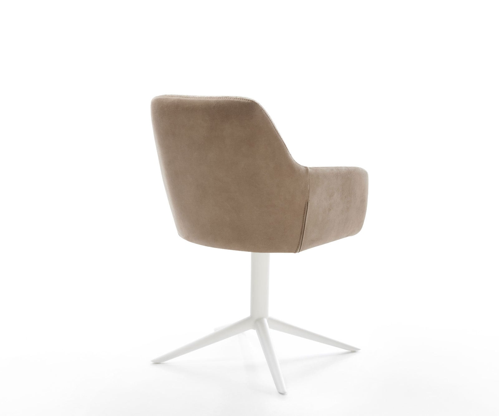 Draaistoel Pejo-Flex materiaalmix mud kruispoot wit 360° draaibaar rocker-functie pocketveer kern 4 Draaistoel Pejo-Flex materiaalmix mud kruispoot wit 360° draaibaar rocker-functie pocketveer kern 4