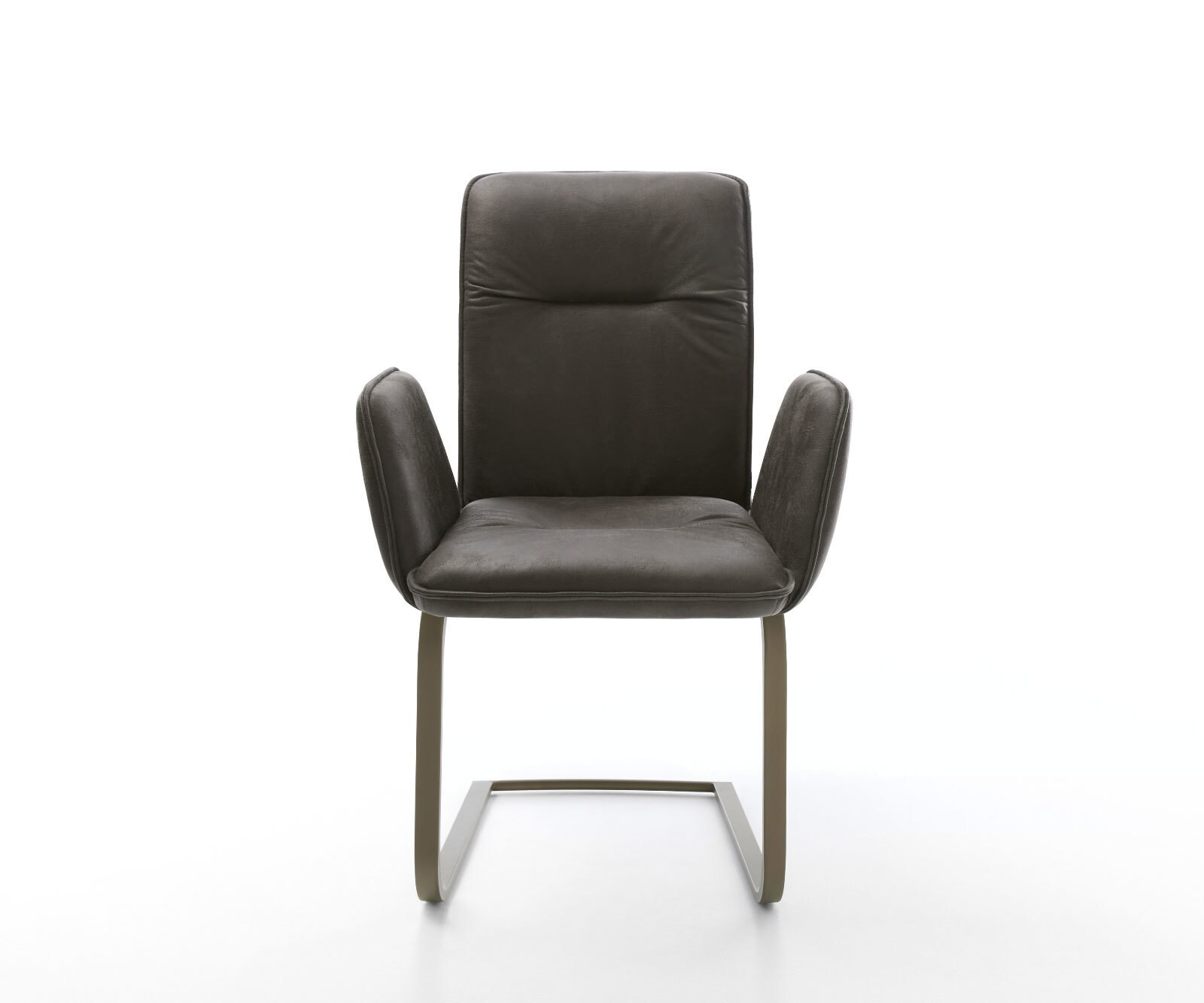 Sledemodel Vinja-Flex microvelours antraciet vintage sledemodel vlak afwerking met titanium 1