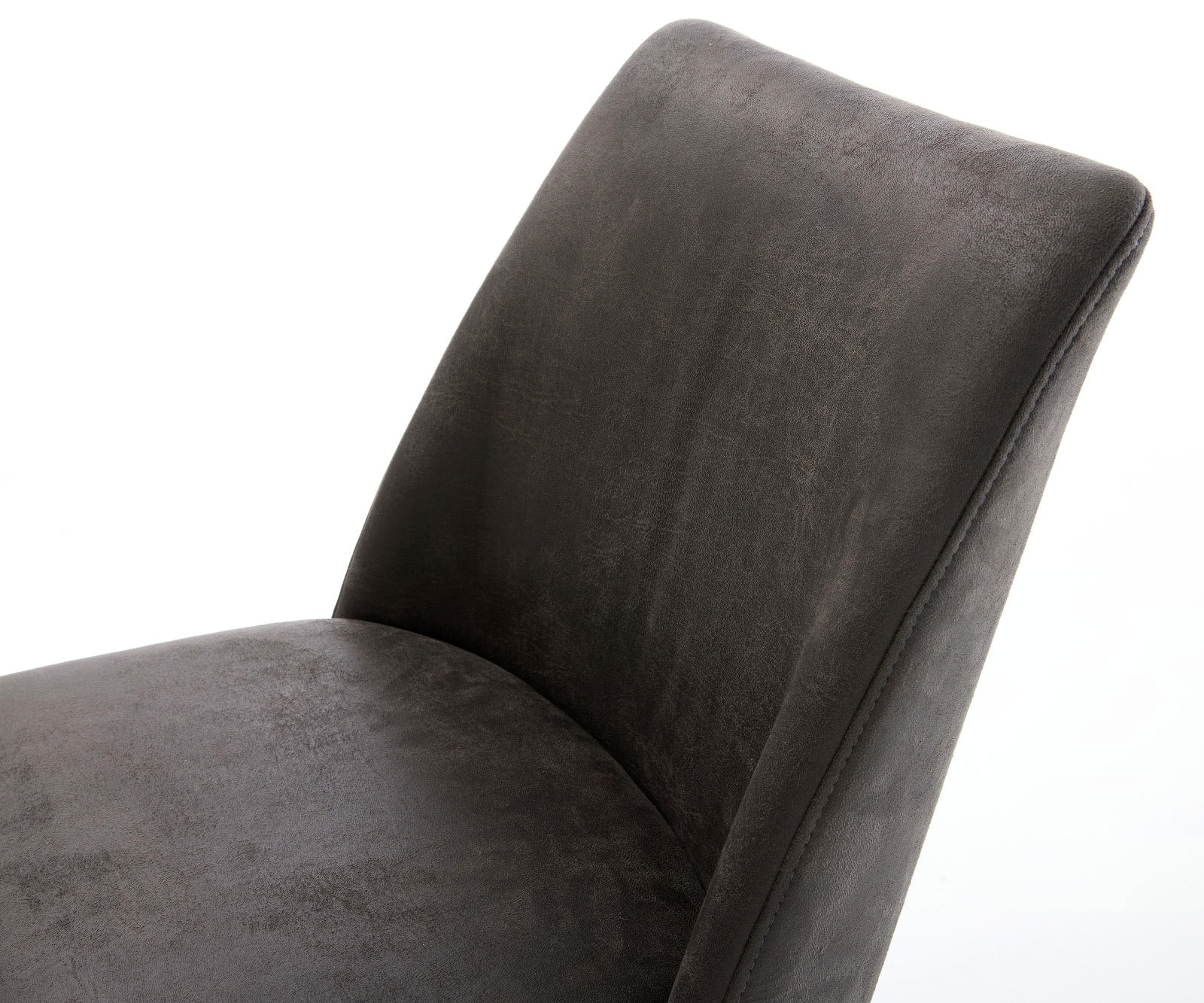 Sledemodel Elso-Flex microvelours antraciet vintage sledemodel vlak zwart pocketveer kern 4