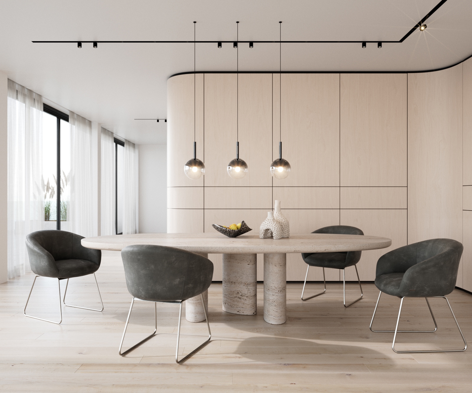 Eetkamerstoel Vinka-Flex met armleuning microvelours antraciet vintage slipframe roestvrij staal pocketveer kern 3 Eetkamerstoel Vinka-Flex met armleuning microvelours antraciet vintage slipframe roestvrij staal pocketveer kern 3