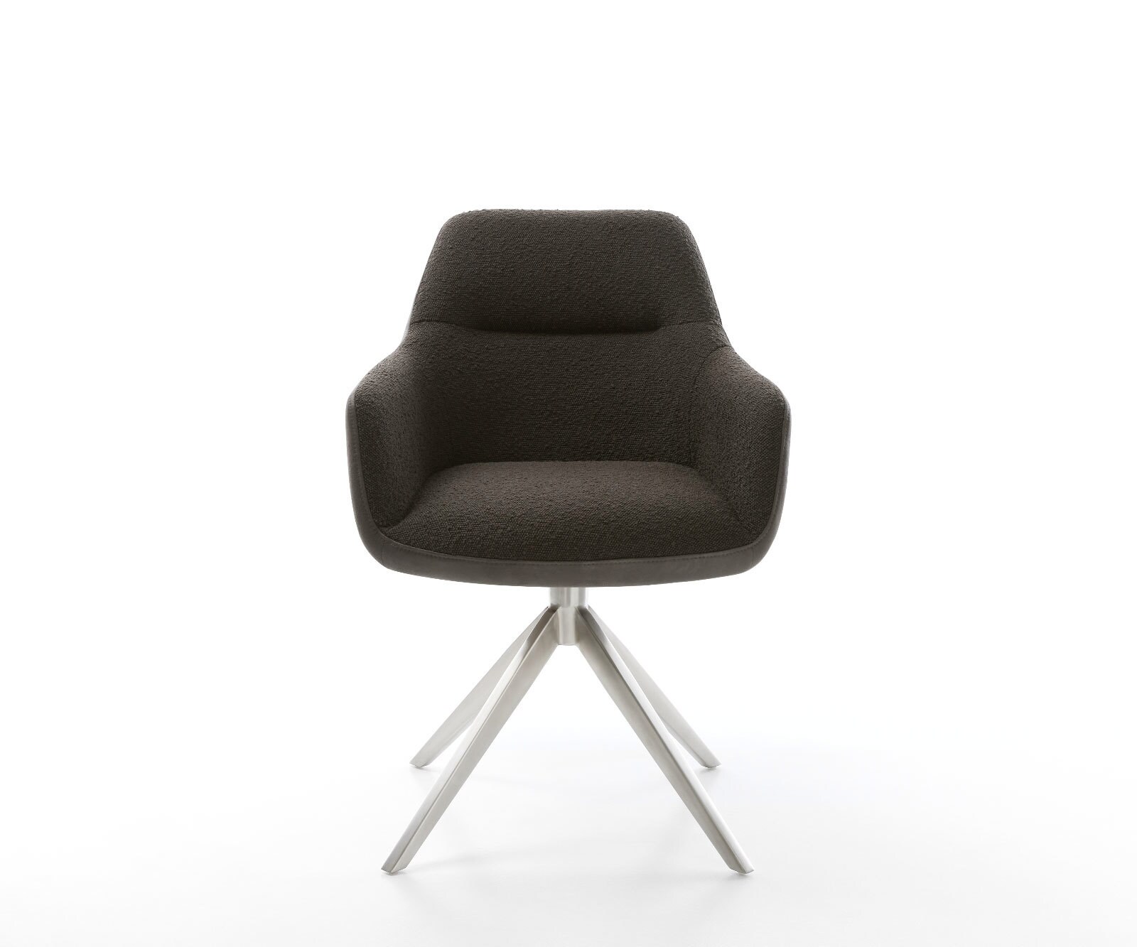 Draaistoel Pejo-Flex materiaalmix zwart kruisframe breed roestvrij staal 360° draaibaar rocker-functie pocketveer kern 1 Draaistoel Pejo-Flex materiaalmix zwart kruisframe breed roestvrij staal 360° draaibaar rocker-functie pocketveer kern 1