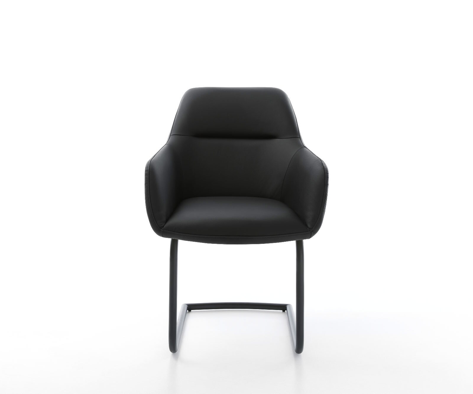 Sledemodel Pejo-Flex echt leer zwart sledemodel rond zwart pocketveer kern 2
