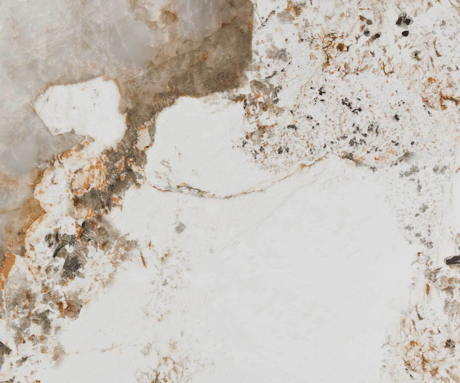 Salontafel Casilda 150x90 cm keramiek Minas Melange wit-beige middenpoot titaniumeffect 2 Salontafel Casilda 150x90 cm keramiek Minas Melange wit-beige middenpoot titaniumeffect 2