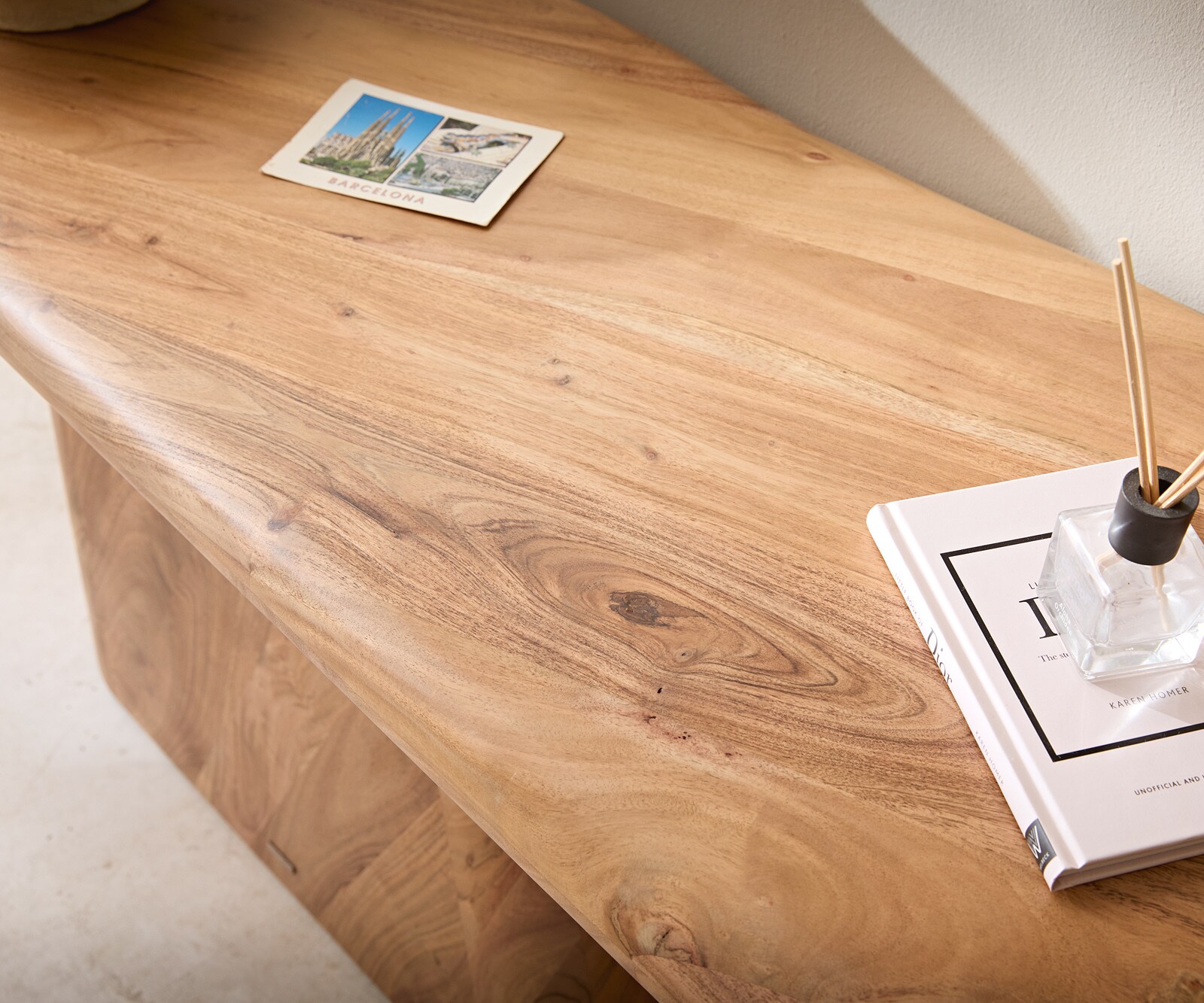 Console tafel Suva 180x45 cm natuur  acacia 4 Console tafel Suva 180x45 cm natuur  acacia 4