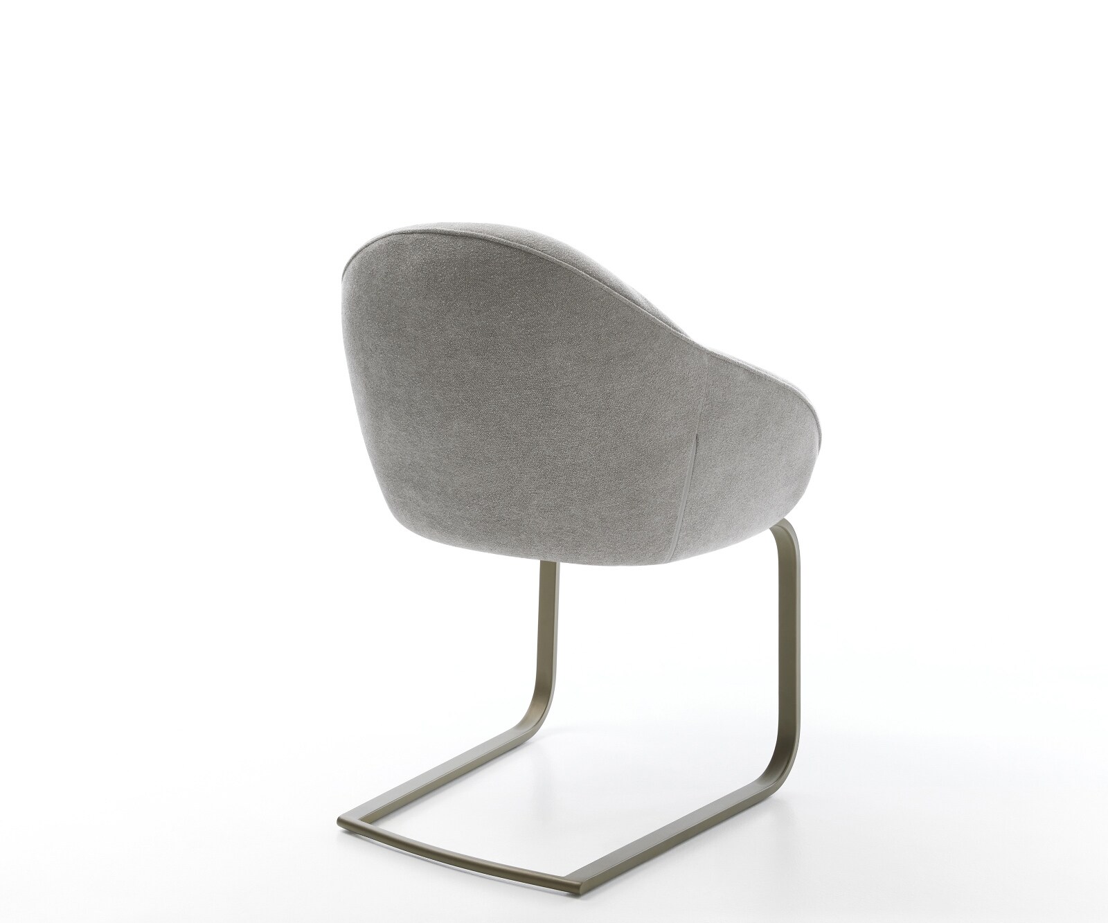 Sledemodel Gaio-Flex zachte stof met structuur grijs sledemodel vlak afwerking met titanium 4