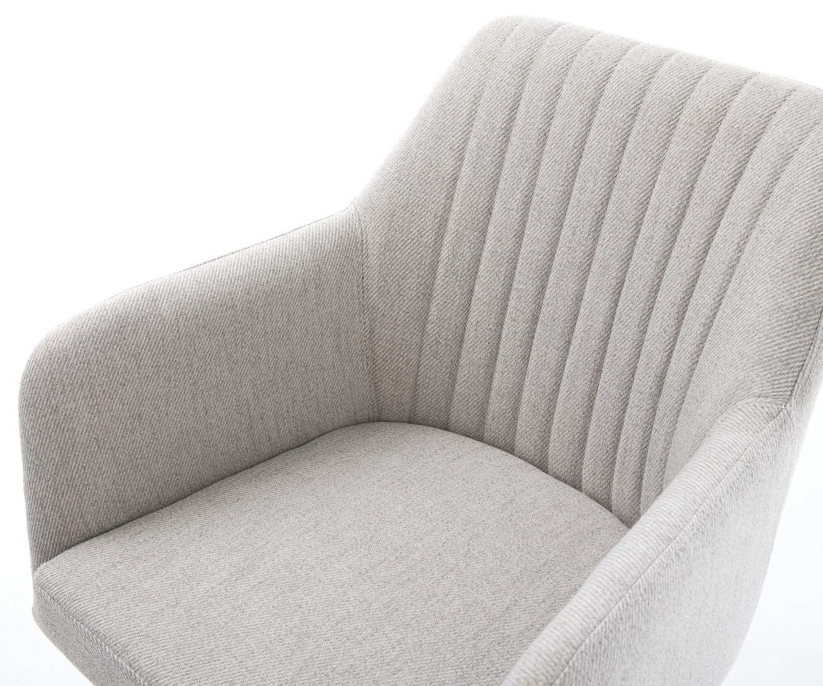 Draaistoel Greg-Flex stripes lichtgrijs kruisframe breed zwart 360° draaibaar rocker-functie pocketveer kern 3 Draaistoel Greg-Flex stripes lichtgrijs kruisframe breed zwart 360° draaibaar rocker-functie pocketveer kern 3