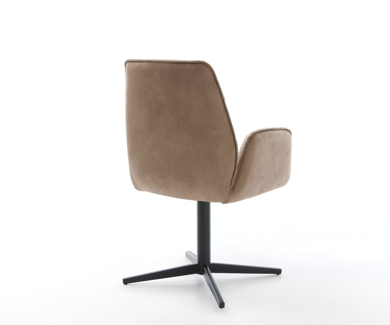 Draaistoel Zoa-Flex materiaalmix mud kruispoot zwart 360° draaibaar pocketveer kern 5