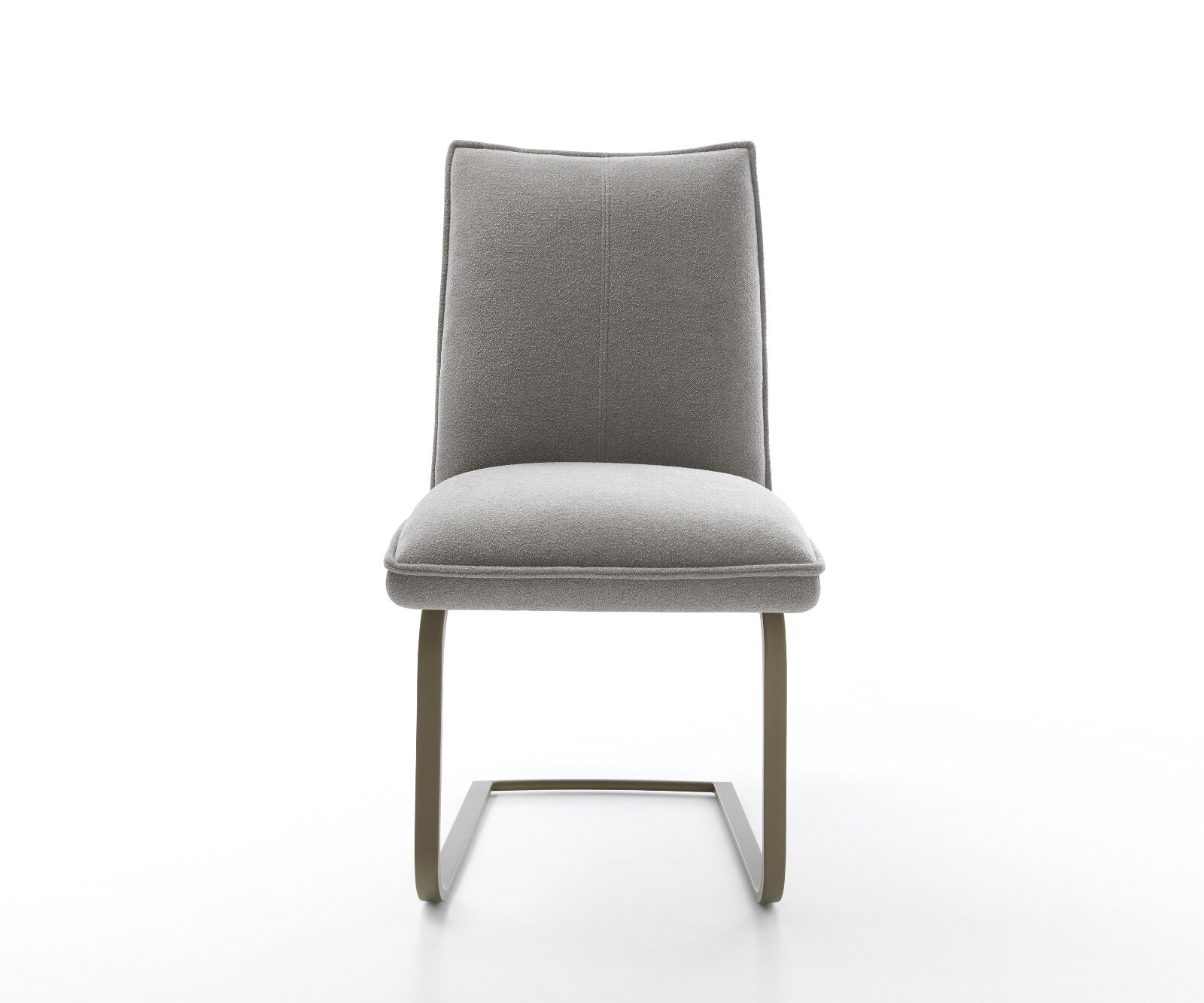 Sledemodel Lelio-Flex zachte stof met structuur grijs sledemodel vlak afwerking met titanium pocketveer kern 2