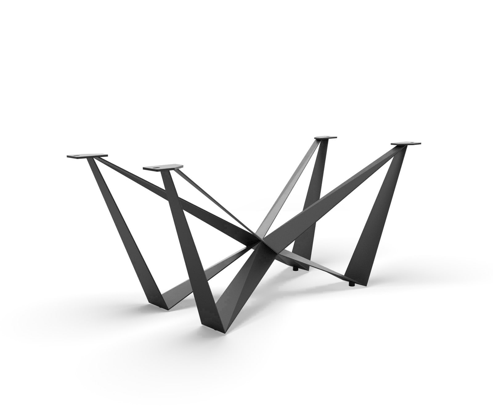 Tafelpoten Spider metaal zwart voor tafelbladen vanaf 200 cm Tafelpoten Spider metaal zwart voor tafelbladen vanaf 200 cm