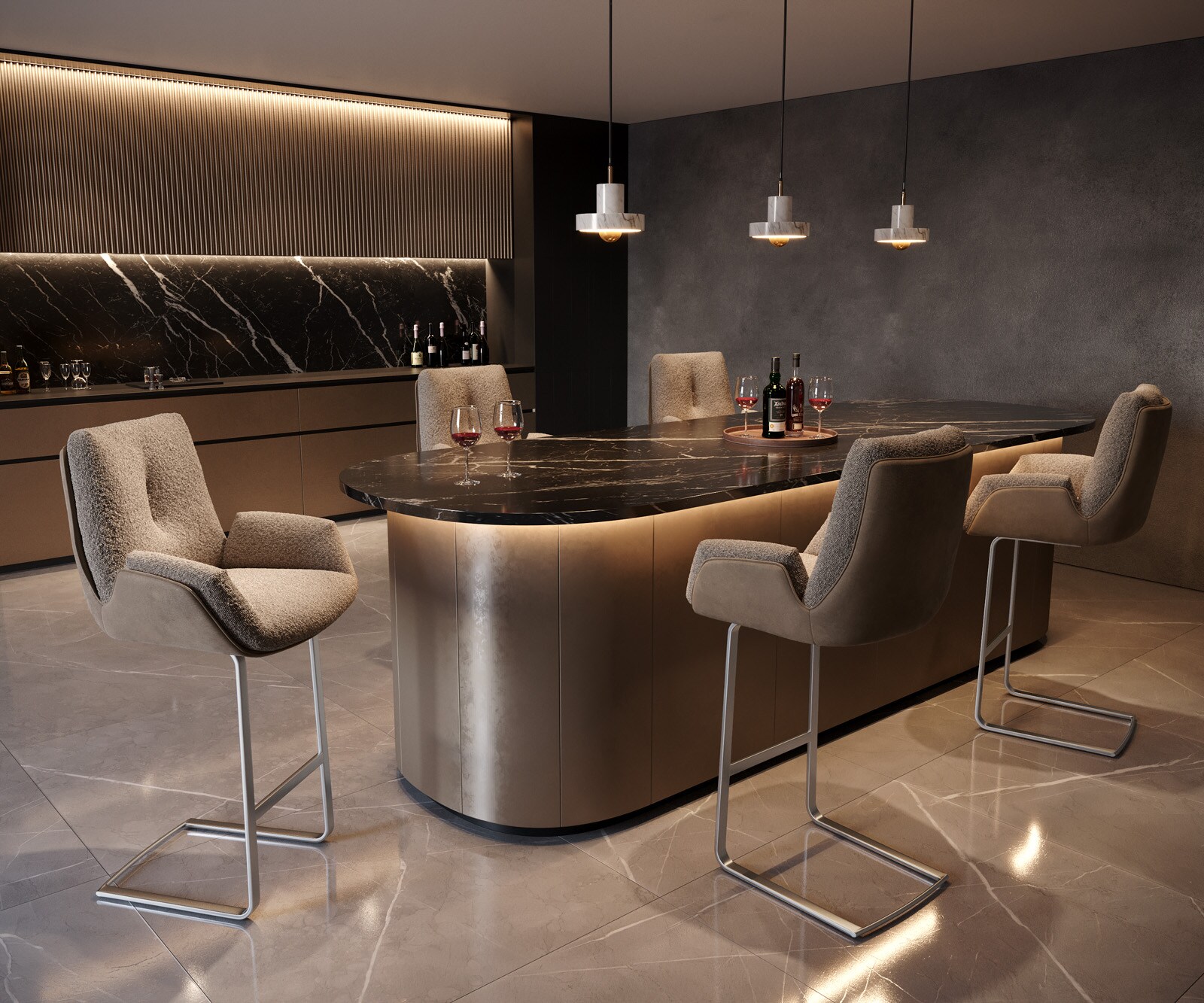 Barstoel Clea-Flex materiaalmix Mud vrijstaand vlak RVS pocketvering 1 Barstoel Clea-Flex materiaalmix Mud vrijstaand vlak RVS pocketvering 1