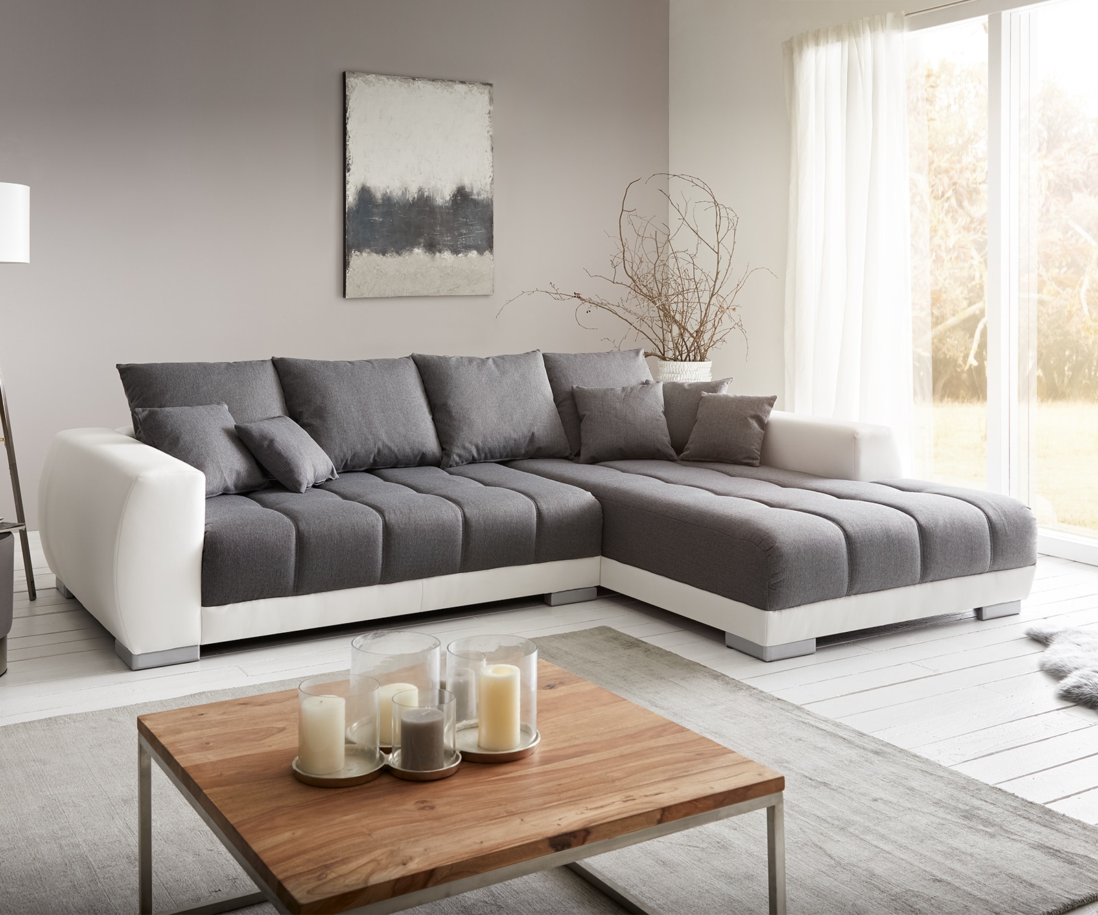 Wohnlandschap Josea 300x220 cm met recamiere  2