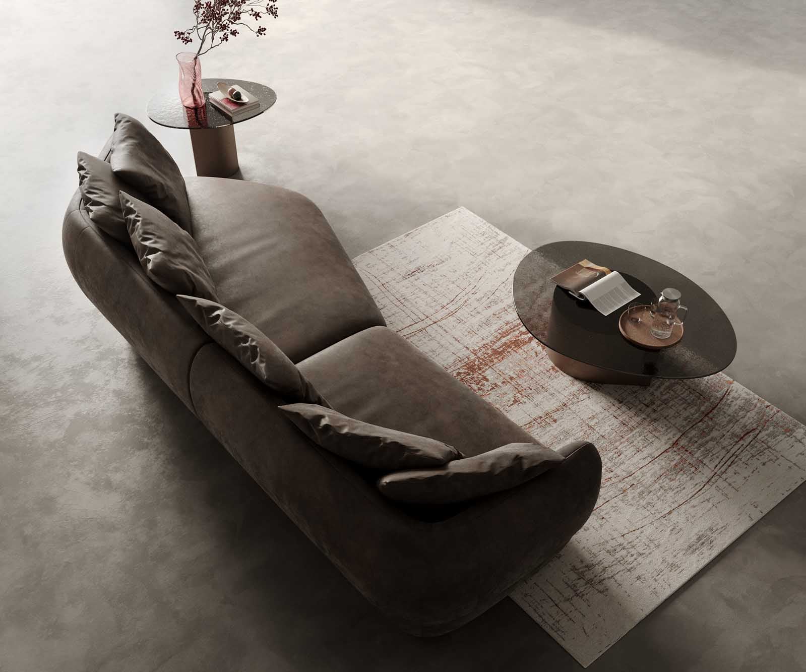 Sofa Roya 320x140 cm microvezel taupe vintage 5 Sofa Roya 320x140 cm microvezel taupe vintage 5