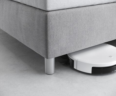Boxspringsysteem Dream Poten-variantenset aluminiumkleurig poten bodemvrijheid 10 cm voor bedbreedte 120