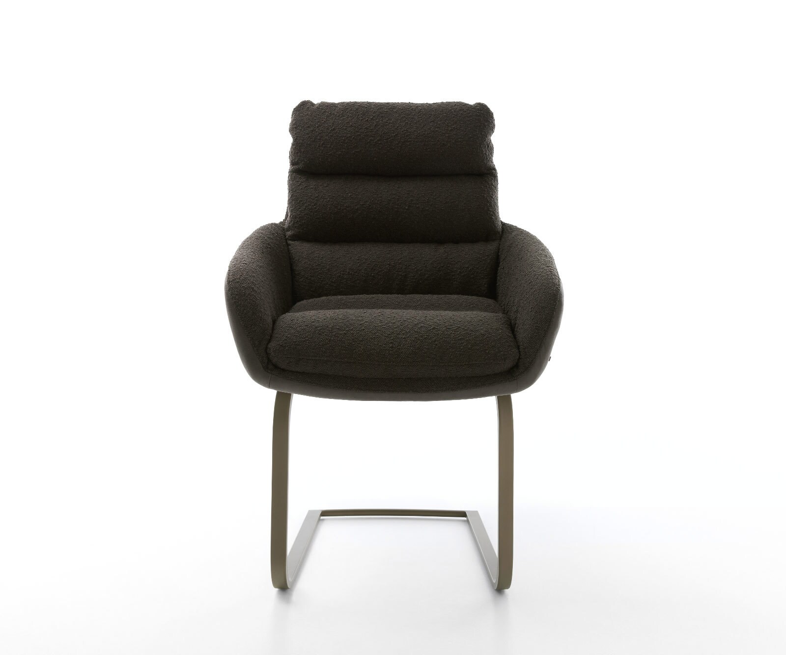 Sledemodel Abelia-Flex met armleuning materiaalmix zwart sledemodel vlak afwerking met titanium 1 Sledemodel Abelia-Flex met armleuning materiaalmix zwart sledemodel vlak afwerking met titanium 1