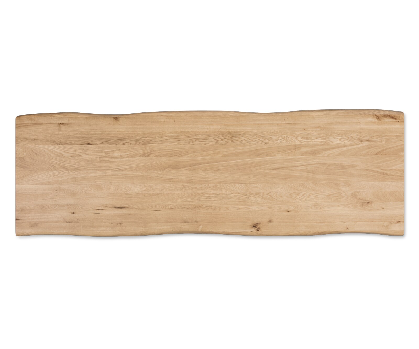 Eettafelblad Edge 300x100x2,5+2,5 eiken natuur gelakt Live-Edge 2