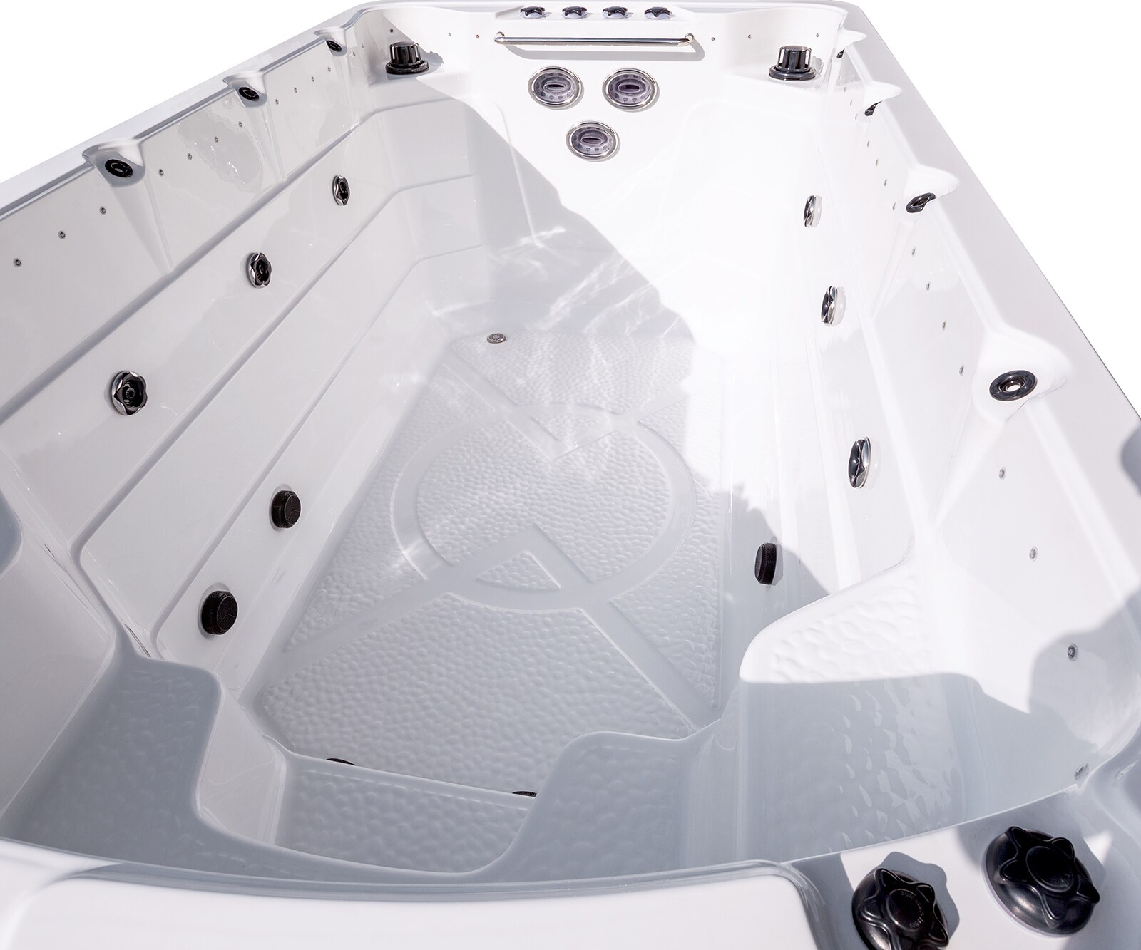 Swim Spa Weiß 590x220x160 cm 3 Swim Spa Weiß 590x220x160 cm 3