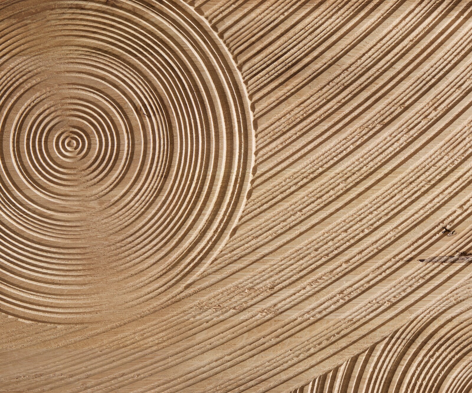 TV-meubel Ashara 220 cm eiken natuur 3D-effect 4 deuren hoekpoot metaal zwart 2
