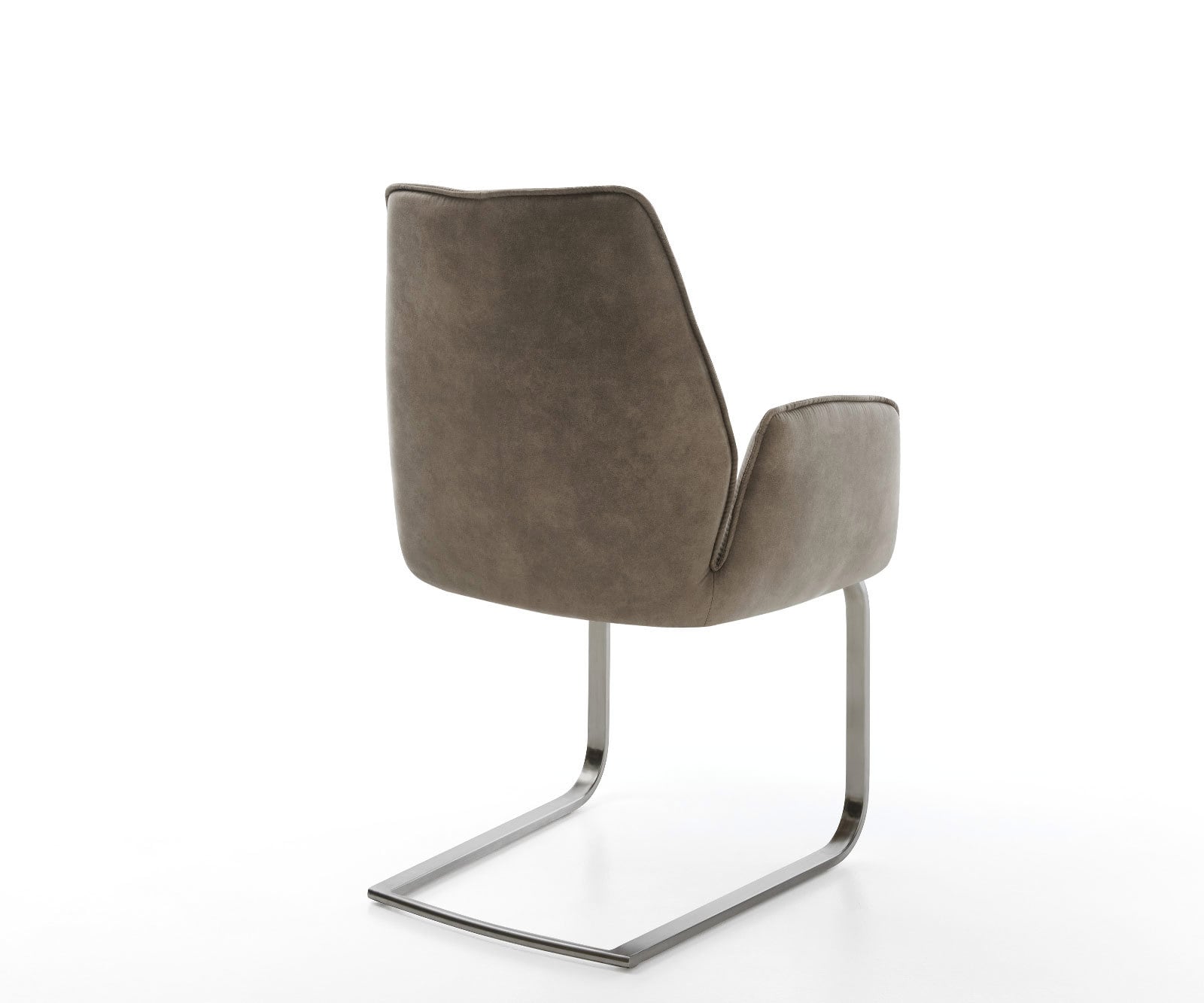 Sledemodel Zoa-Flex microvelours taupe vintage sledemodel vlak grafiet pocketveer kern 5