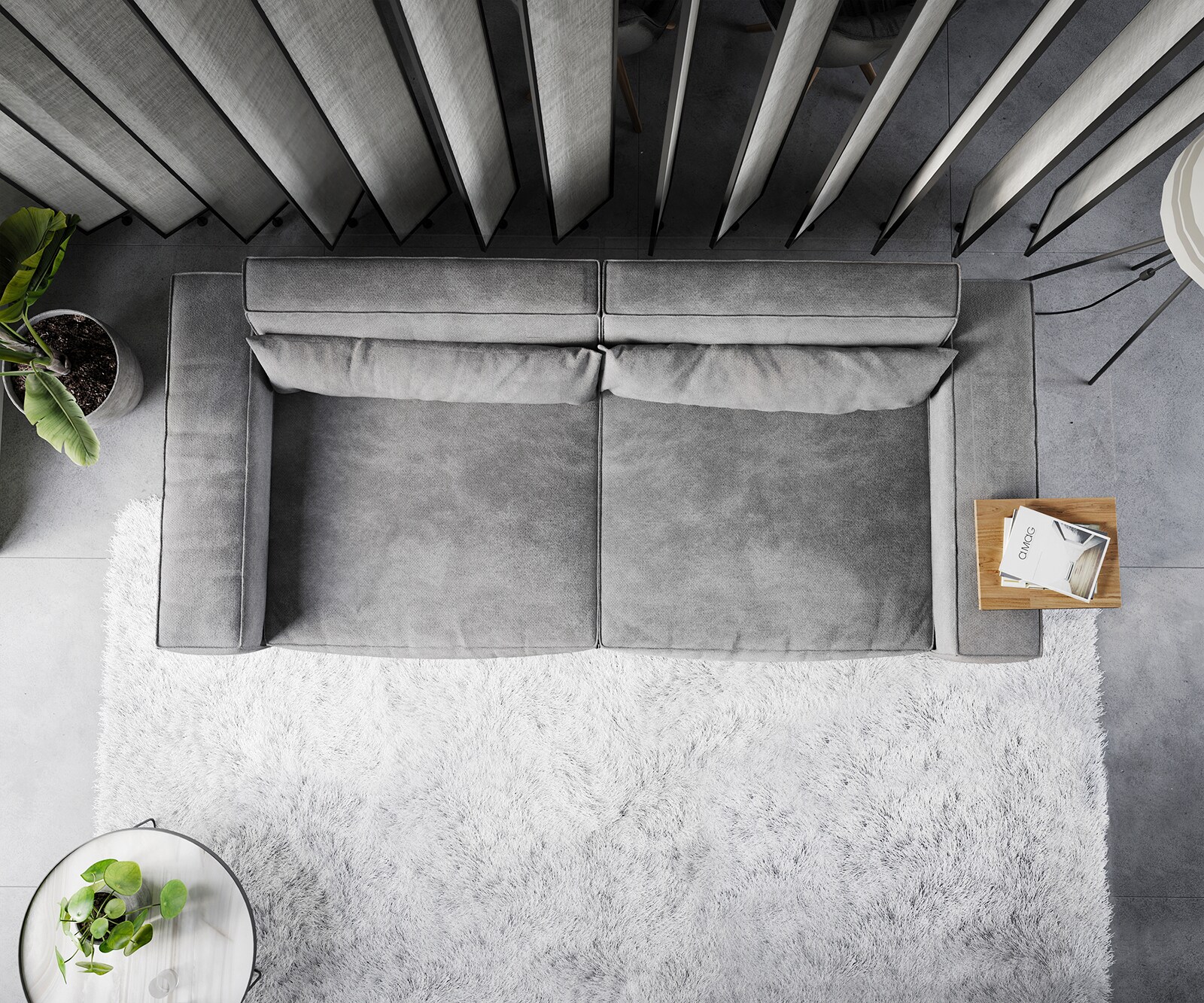 Big-sofa Sirpio XL 270x130 cm microvezel taupe 5