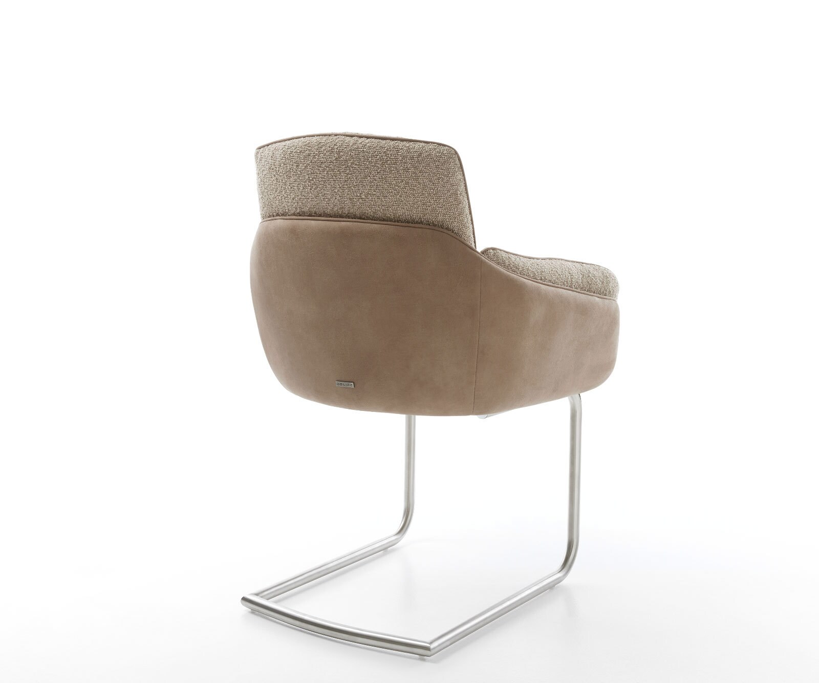 Sledemodel Luan-Flex met armleuning materiaalmix mud sledemodel rond roestvrij staal 3 Sledemodel Luan-Flex met armleuning materiaalmix mud sledemodel rond roestvrij staal 3