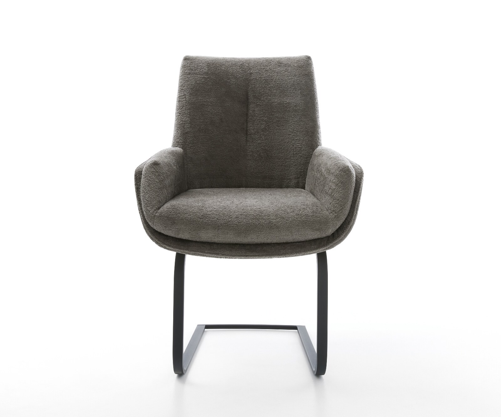 Sledemodel Clea-Flex bouclé zacht mud sledemodel vlak zwart pocketveer kern 2