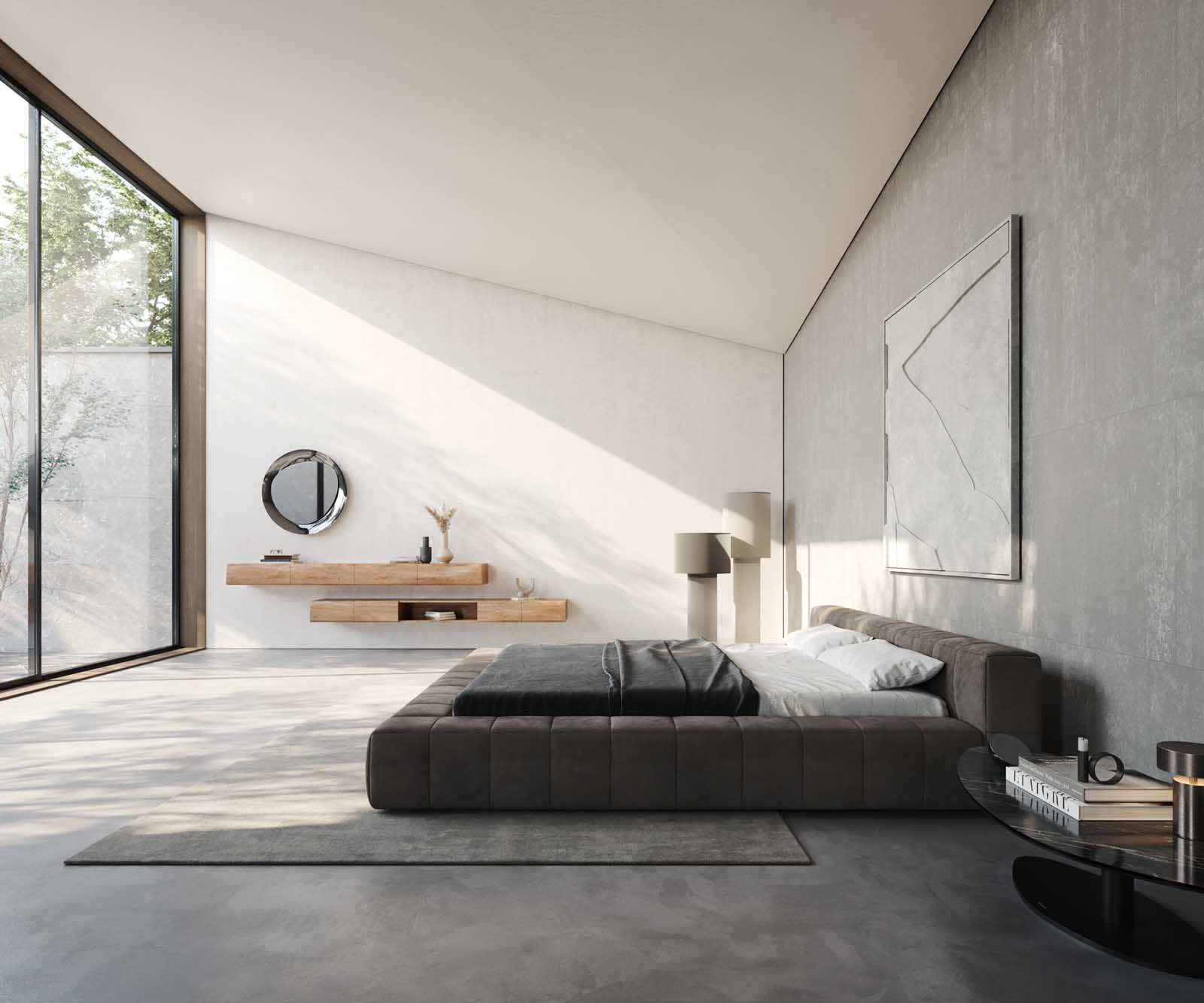 Gestoffeerd-bed Espazio 180x200 cm microvezel taupe vintage met opbergruimte 5 Gestoffeerd-bed Espazio 180x200 cm microvezel taupe vintage met opbergruimte 5