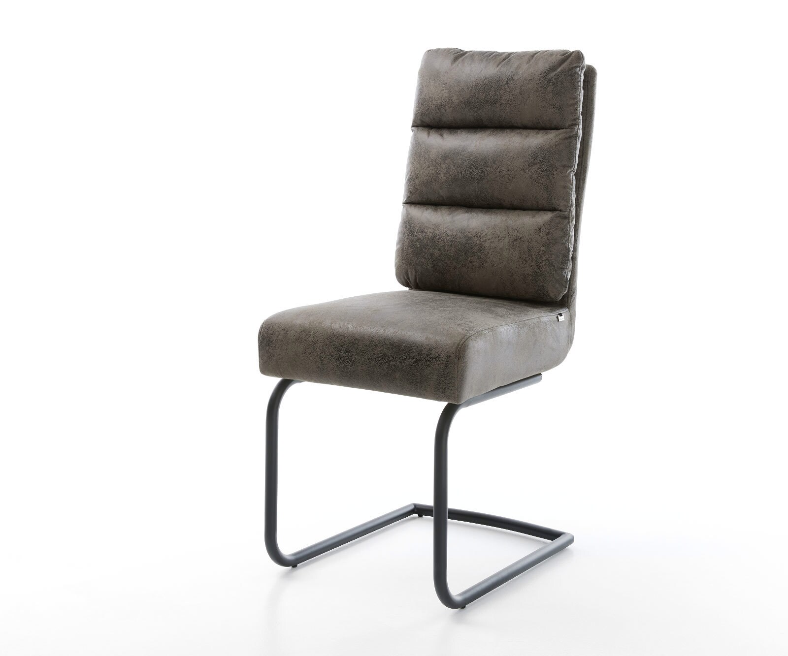 Sledemodel Pela-Flex microvelours grijs antiek sledemodel rond zwart pocketveer kern