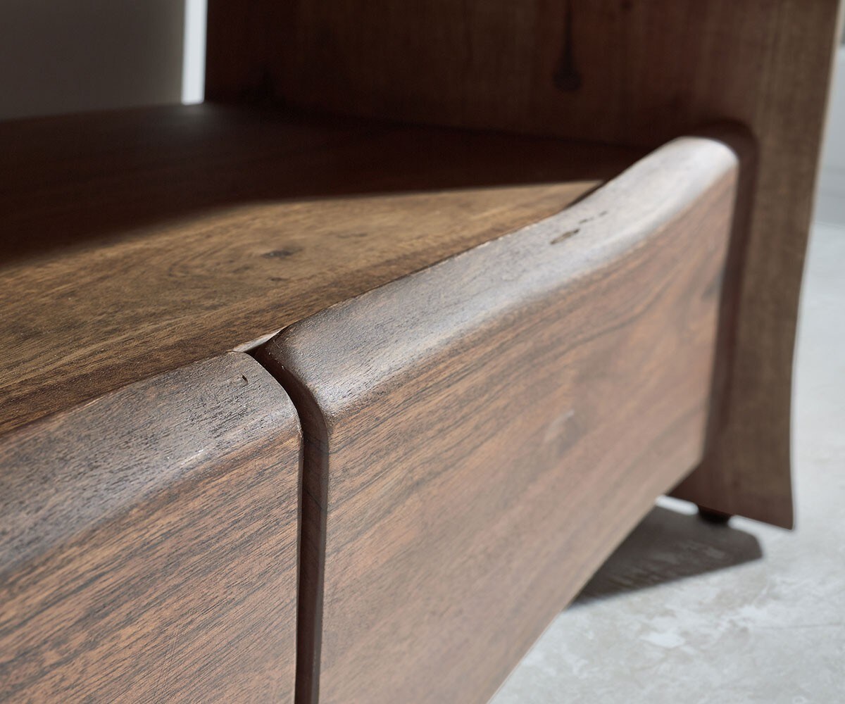 TV-meubel Live-Edge 230 cm acacia massief bruin 4 lades 3