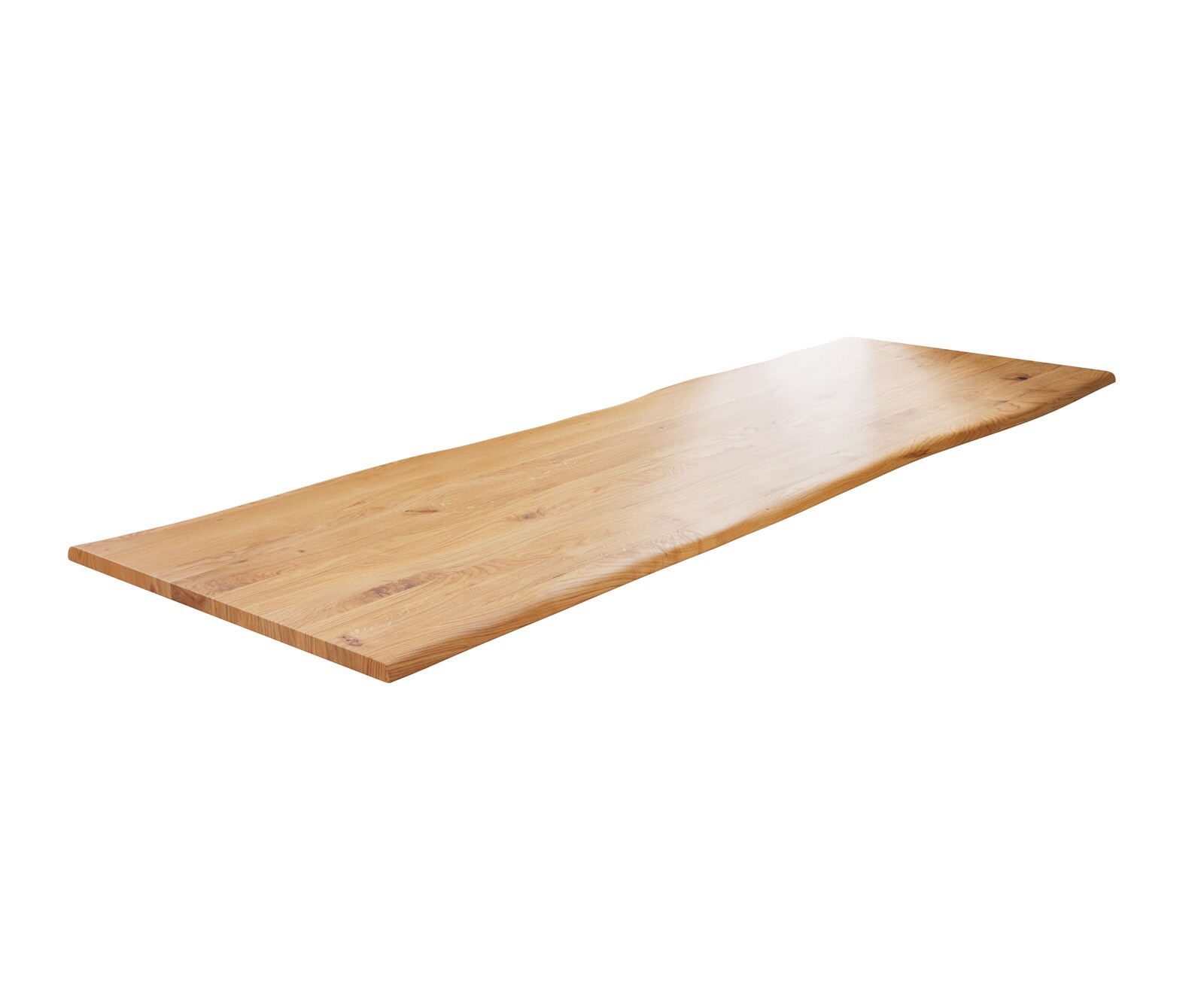 Eettafelblad Edge 300x100x4 cm eiken natuur Live-Edge