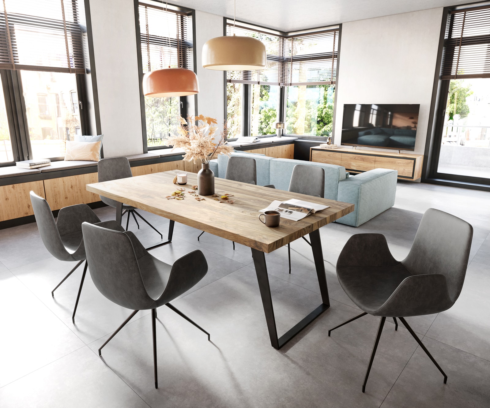 Eetkamerstoel Ilia-Flex met armleuning microvelours antraciet vintage kruisframe conisch zwart 3 Eetkamerstoel Ilia-Flex met armleuning microvelours antraciet vintage kruisframe conisch zwart 3