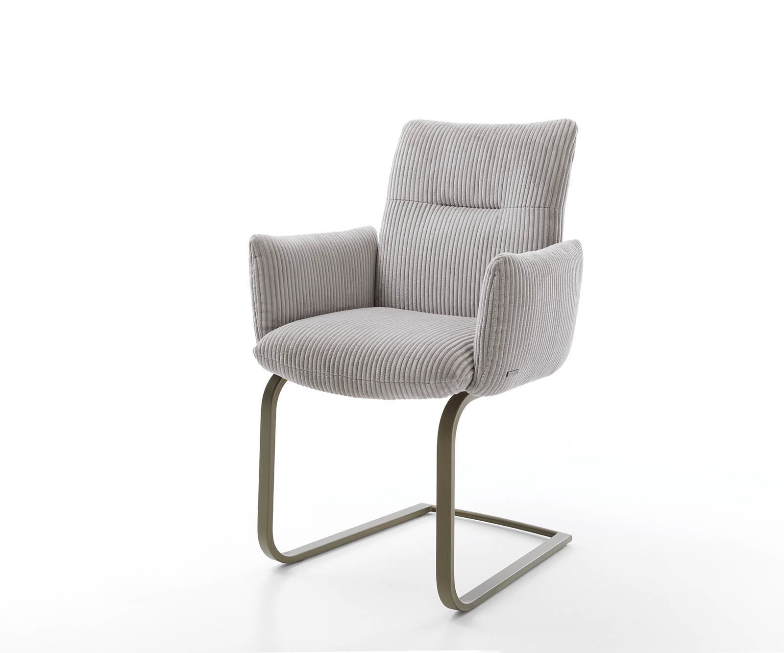 Sledemodel Jova-Flex met armleuning koord zilver grijs sledemodel vlak afwerking met titanium pocketveer kern Sledemodel Jova-Flex met armleuning koord zilver grijs sledemodel vlak afwerking met titanium pocketveer kern