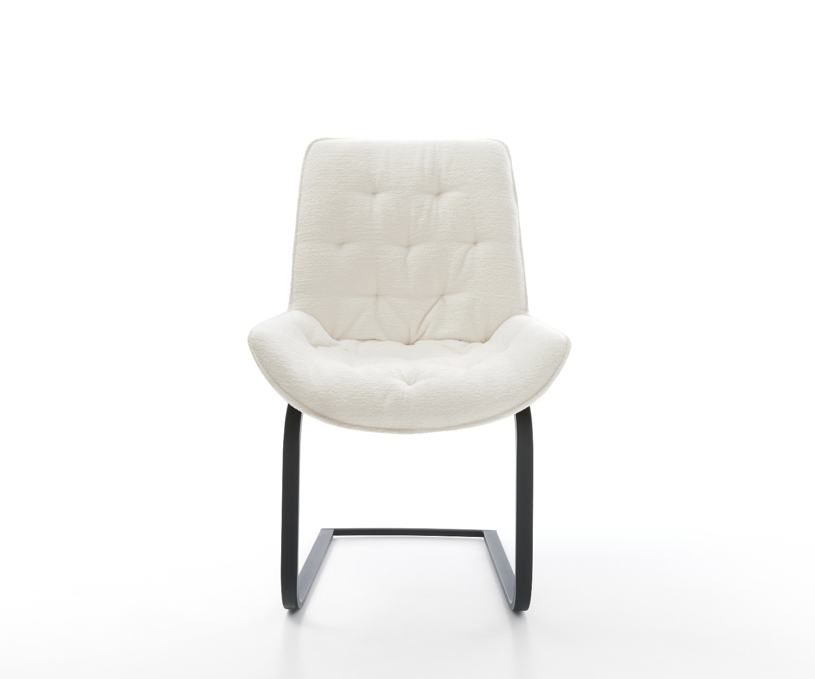 Sledemodel Taimi-Flex bouclé zacht beige sledemodel vlak zwart 2