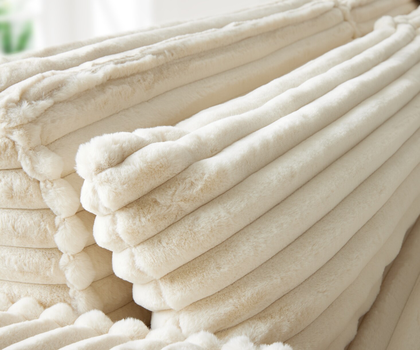 Grote bank Sirpio XL 270x130 cm pluche koord beige 6 Grote bank Sirpio XL 270x130 cm pluche koord beige 6