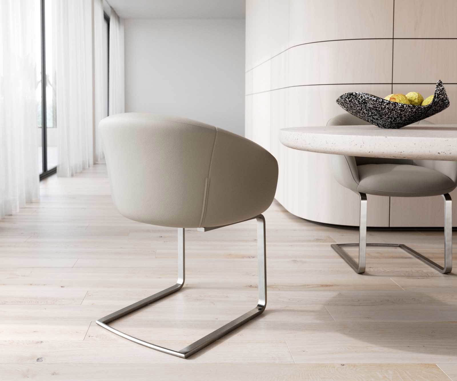 Sledemodel Vinka-Flex met armleuning echt leer mud sledemodel vlak roestvrij staal pocketveer kern 4 Sledemodel Vinka-Flex met armleuning echt leer mud sledemodel vlak roestvrij staal pocketveer kern 4