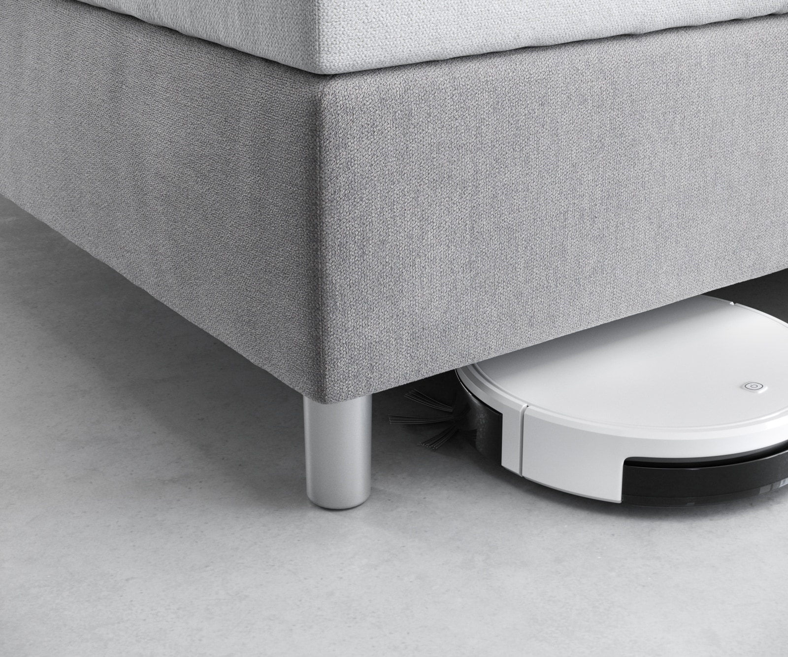 Boxspringsysteem Dream Poten-variantenset aluminiumkleurig poten bodemvrijheid 10 cm voor bedbreedte 120 Boxspringsysteem Dream Poten-variantenset aluminiumkleurig poten bodemvrijheid 10 cm voor bedbreedte 120