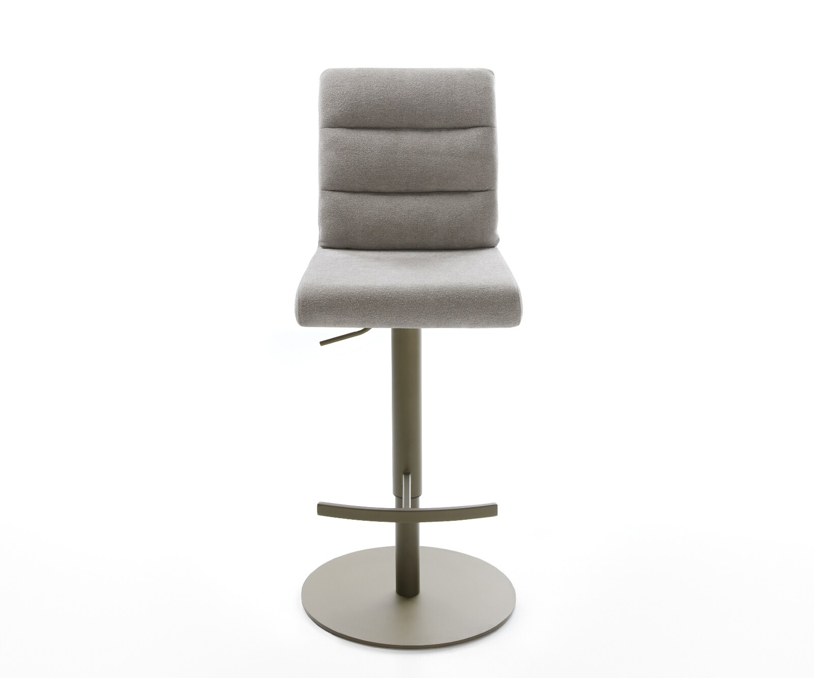Barstoel Pela-Flex Zachte stof met structuur Grijs Draaivoet in hoogte verstelbaar Titaankleurig Titaankleurig 2