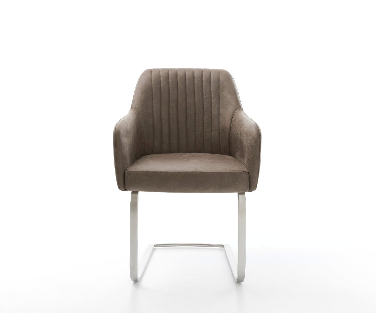 Sledemodel Greg-Flex microvelours taupe vintage sledemodel vlak roestvrij staal pocketveer kern 1 Sledemodel Greg-Flex microvelours taupe vintage sledemodel vlak roestvrij staal pocketveer kern 1