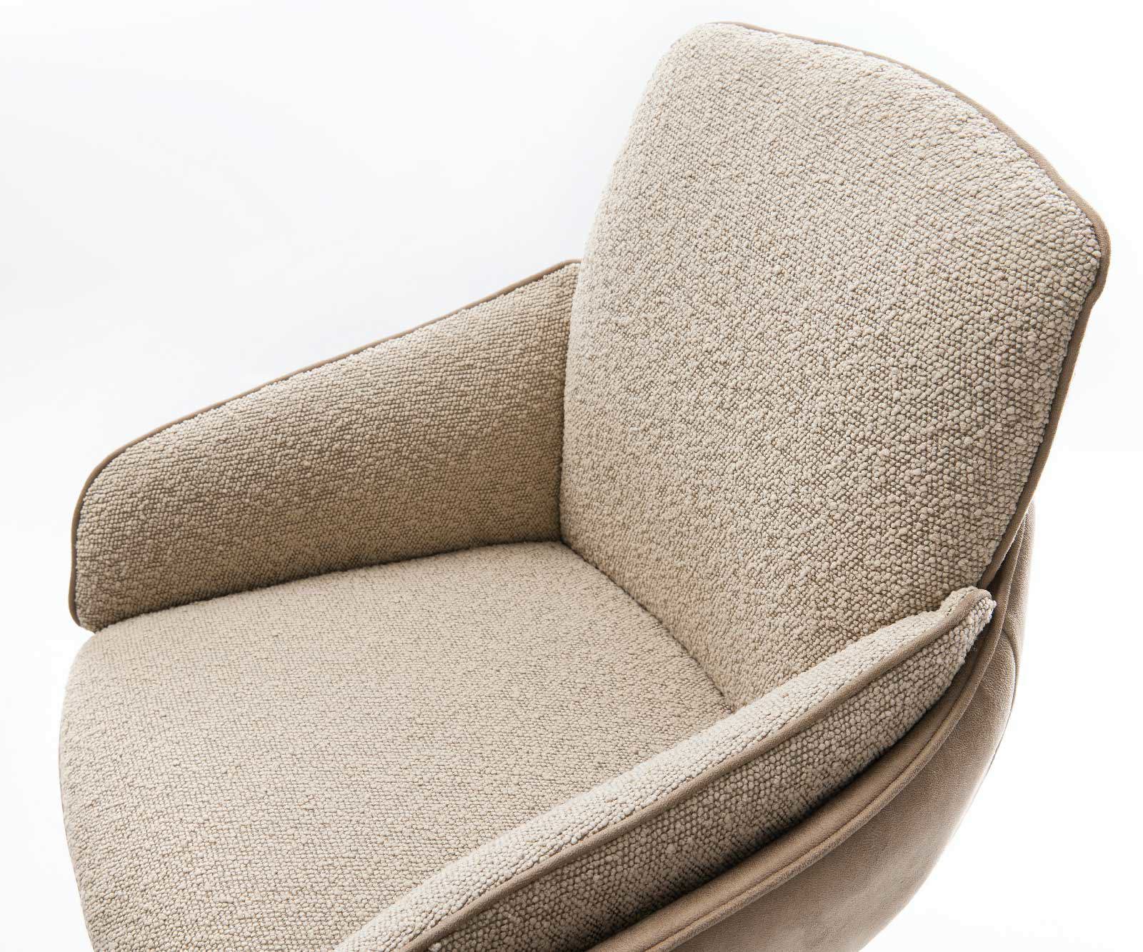 Barkruk Luan-Flex vrijstaand frame vlak RVS Materiaalmix mud pocketvering 4