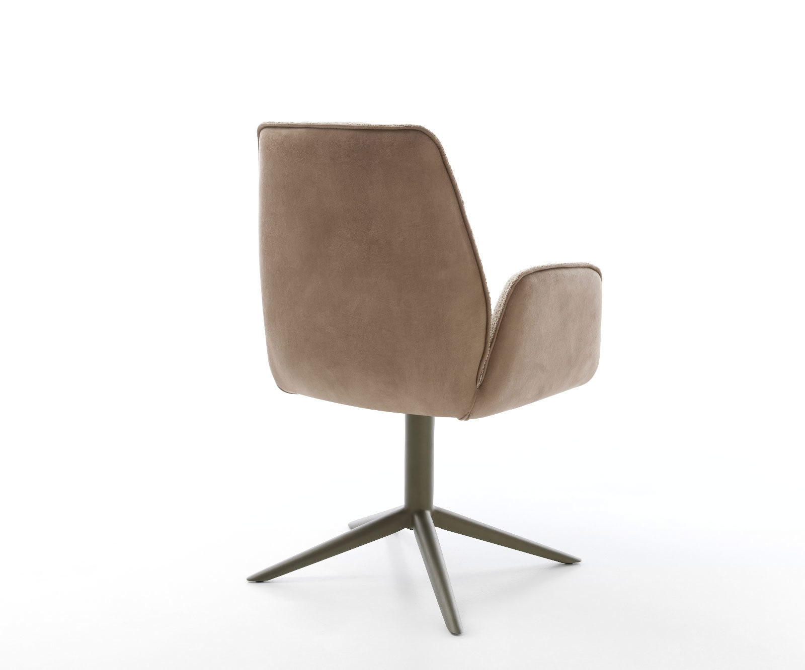 Draaistoel Zoa-Flex materiaalmix mud kruispoot afwerking met titanium 360° draaibaar rocker-functie pocketveer kern 4 Draaistoel Zoa-Flex materiaalmix mud kruispoot afwerking met titanium 360° draaibaar rocker-functie pocketveer kern 4