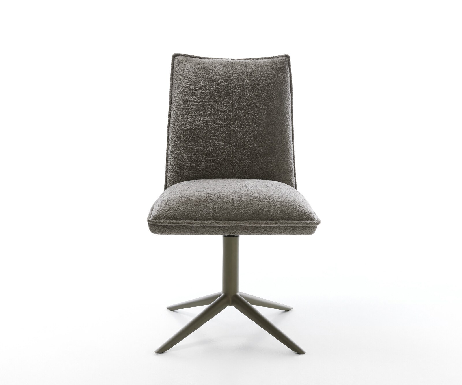 Draaistoel Lelio-Flex bouclé zacht mud kruispoot afwerking met titanium 360° draaibaar rocker-functie pocketveer kern 2