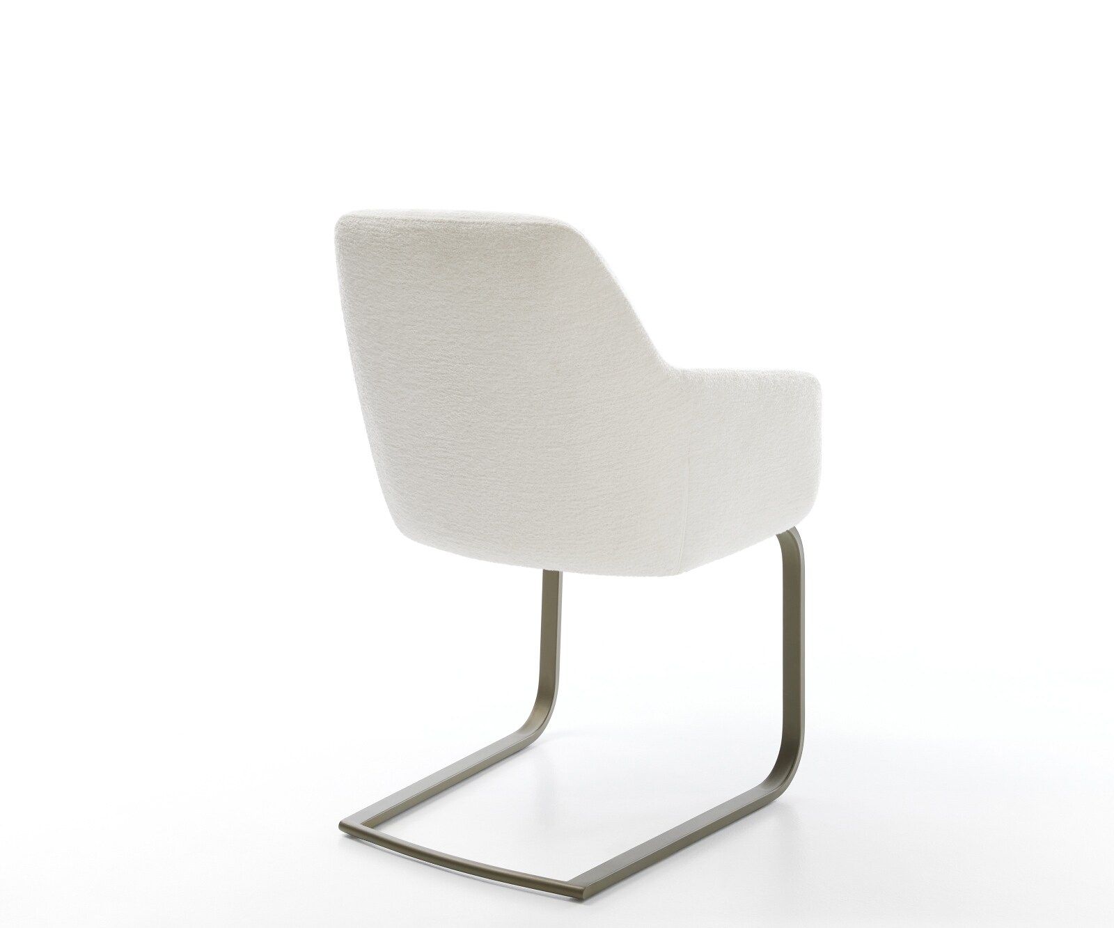 Sledemodel Pejo-Flex bouclé zacht beige sledemodel vlak afwerking met titanium pocketveer kern 5