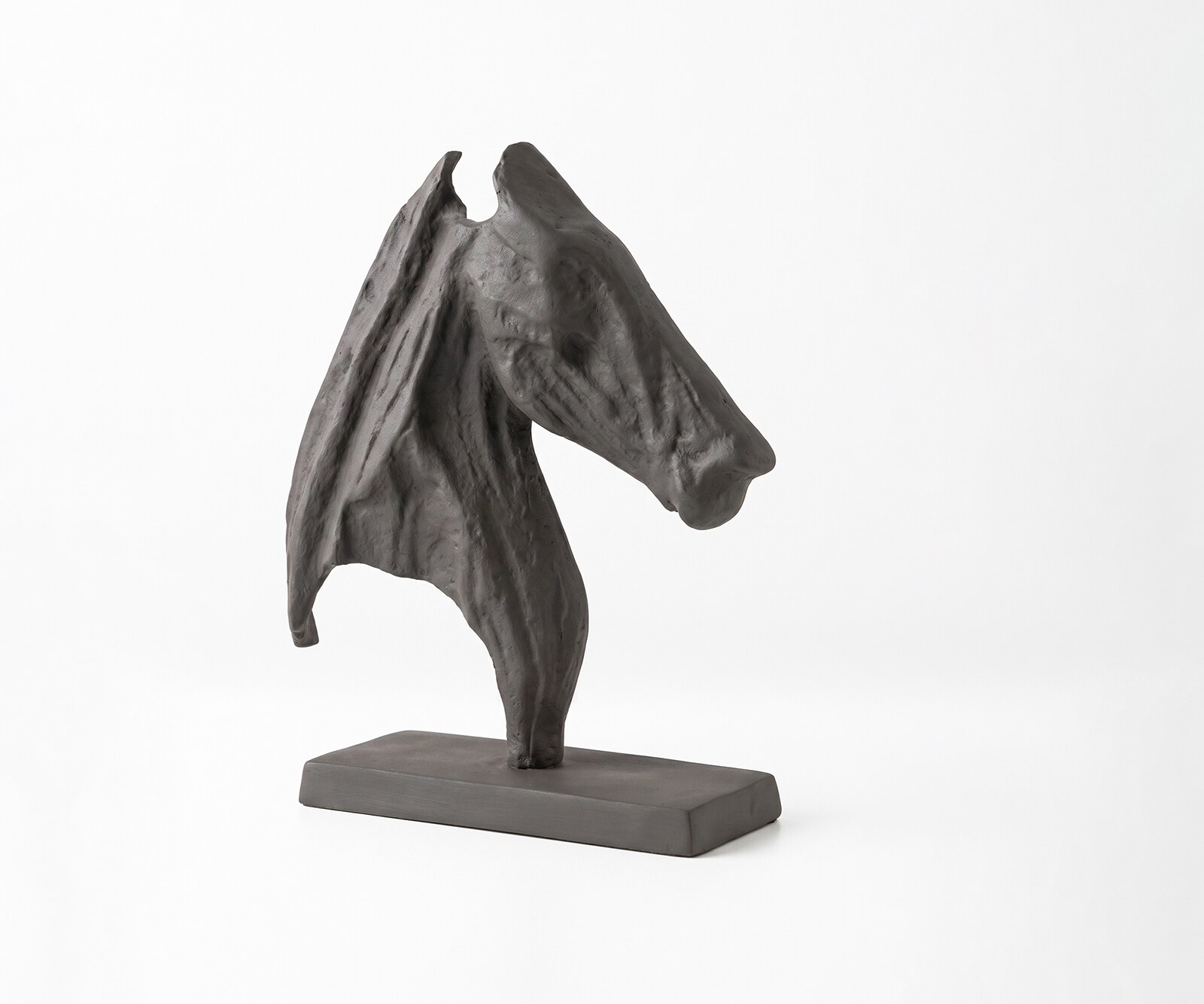 Beeldje Cavallo B31 x D11 x H37 cm Aluminium Basalt Handgemaakt