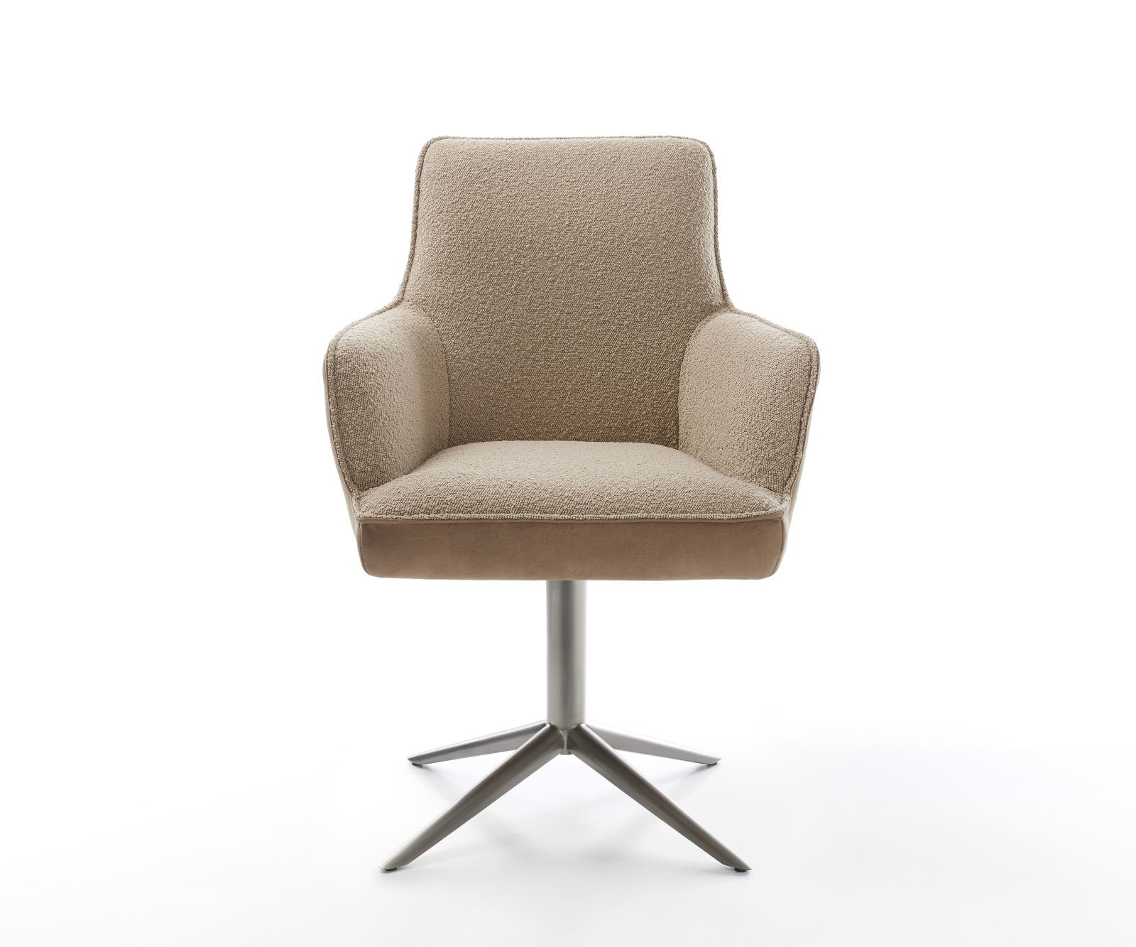 Draaistoel Heira-Flex met armleuning microvelours mud kruispoot grafiet 360° draaibaar rocker-functie pocketveer kern 1 Draaistoel Heira-Flex met armleuning microvelours mud kruispoot grafiet 360° draaibaar rocker-functie pocketveer kern 1