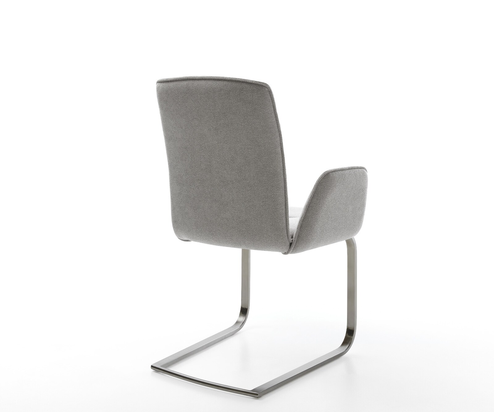 Sledemodel Vinja-Flex zachte stof met structuur grijs sledemodel vlak grafiet 4